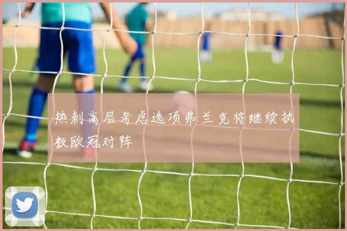 热刺高层考虑选项弗兰克将继续执教欧冠对阵